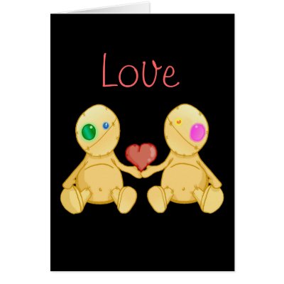 The Stitches Love Greeting Card by cimmerrian