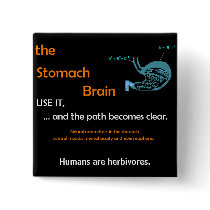 The Stomach Brain Button buttons