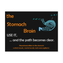 The Stomach Brain Postcard postcards