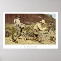 The Stone Breakers By Courbet Gustave Posters