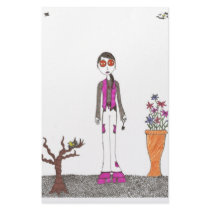 The stone garden customized stationery
