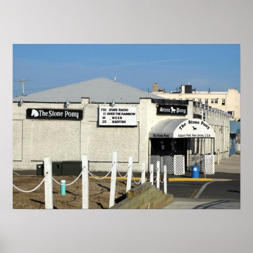 The Stone Pony in Asbury Park NJ Posters