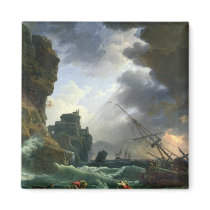 The Storm, 1777 Refrigerator Magnet