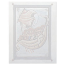 The Storm At Sea By Meister Des Hitda-Evangeliars Letterhead Template