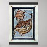 The Storm At Sea By Meister Des Hitda-Evangeliars posters