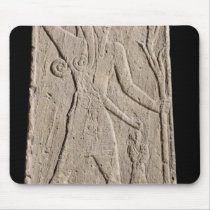 The storm-god Baal with a thunderbolt Mousepad
