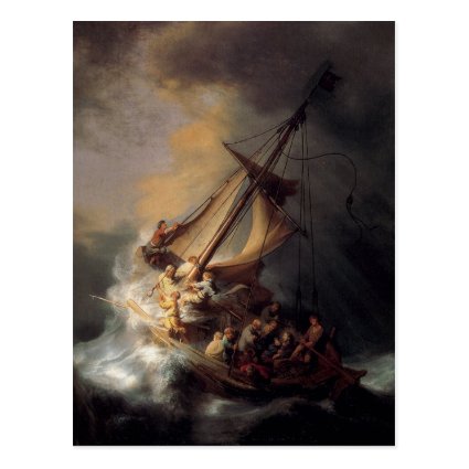 The-Storm-on-the-Sea-of-Galilee-by-Rembrandt Postcard