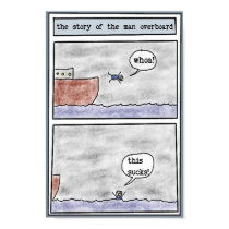 the story of the man overboard posters