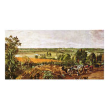 The Stour Valley, With The Church Of Dedham By Joh Photo Card