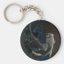 "The Strain" Wild Horse & Woman Keychain