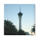 The Stratosphere Las Vegas Magnet by TravelPhotos The Stratosphere Las Vegas Magnet