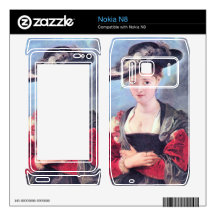 The straw hat by Paul Rubens Nokia N8 Decal