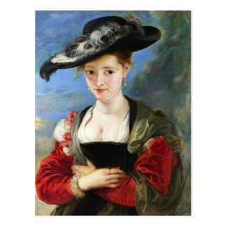 The Straw Hat Peter Paul Rubens masterpiece Postcards