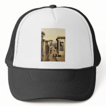 The street called straight, Damascus, Holy Land, ( Hat