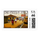 the street of AFRICA  Postage Stamps