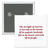 The strength of America buttons