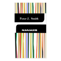 The Striped Executive Business Card Templates