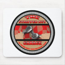 The Stripped Nut Garage Apparel mousepads by porter1423 The Stripped Nut Garage Apparel mousepads