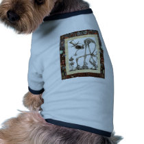 The stroll framed dog tshirt