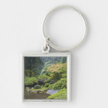 The Strolling Pond with Moon Bridge Keychain