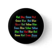 The Stroop Test Pinback Buttons