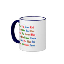 The Stroop Test mugs