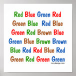 The Stroop Test Poster