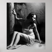 The Struggle Within - Self Portrait Print