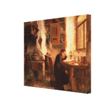 The student of chemistry and pharmacy canvas prints