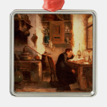 The student of chemistry and pharmacy christmas tree ornament