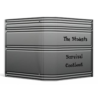 The Student's Survival Cookbook - Riveted Binder binder