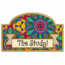"The Study" - Decorative Sign Acrylic Cut Outs