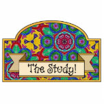 "The Study" - Decorative Sign photo sculptures
