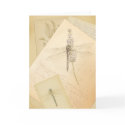 The Study of Dragonflies greeting card by sonyaseattle The Study of Dragonflies greeting card