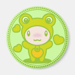 The stuffed toy of the Frog Magnets
