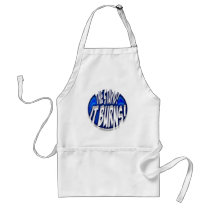 The Stupid, It Burns! Blue Jewel Aprons
