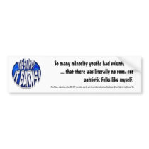 The Stupid, It Burns! Blue Jewel bumper stickers