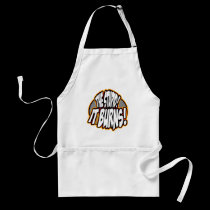 The Stupid, It Burns! Oval Fire aprons