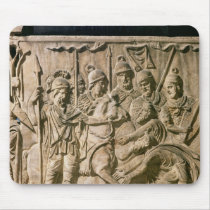 The submission of a barbarian to a Roman troop Mouse Pads