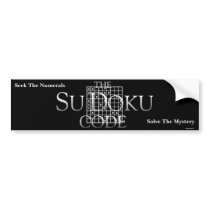 The Sudoku Code bumper stickers by azac69 The Sudoku Code bumper stickers
