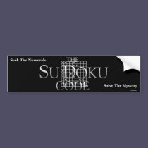 The Sudoku Code bumper stickers