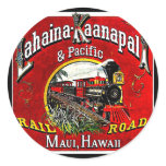The Sugar Cane Train with Baldwin  Locomotives Round Stickers