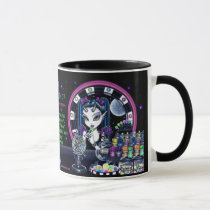 myka jelina, gothic fantasy, dark fae, sugar faerie, candy fairy, faerie art, art, Mug with custom graphic design