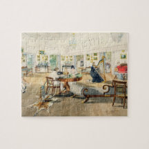 The Summer Room in the Artist's House at Patna, In Jigsaw Puzzle