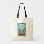 The sumo wrestler Asashio Taro Ukiyoe Tote Bags