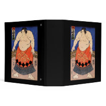 The Sumo Wrestler, Kuniyoshi Utagawa Binders