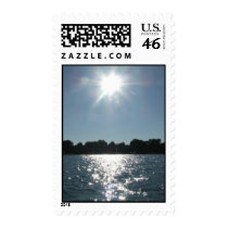 The Sun and Lake postage