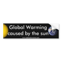 The Sun Did It bumper stickers