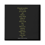 "The Sun God"  Poem Magnet