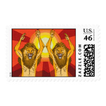 The Sun God postage stamp